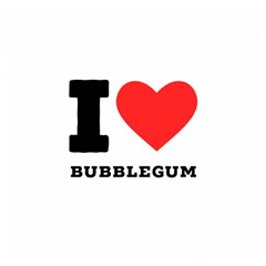 I Love Bubblegum Wooden Puzzle Square by ilovewhateva