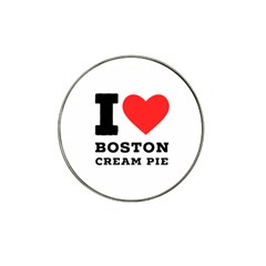 I Love Boston Cream Pie Hat Clip Ball Marker by ilovewhateva