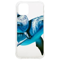 Two Dolphins Art Atlantic Dolphin Painting Animal Marine Mammal Iphone 12/12 Pro Tpu Uv Print Case by pakminggu