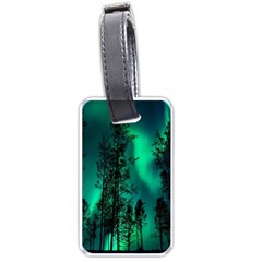 Aurora Northern Lights Celestial Magical Astronomy Luggage Tag (one Side) by pakminggu