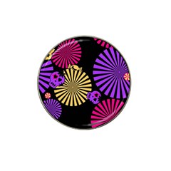 Seamless Halloween Day Of The Dead Hat Clip Ball Marker (10 Pack) by danenraven