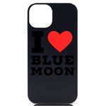 I love blue moon iPhone 14 Black UV Print Case Front