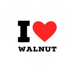 I Love Walnut Wooden Puzzle Heart by ilovewhateva