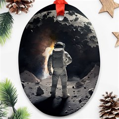 Astronaut Space Walk Ornament (oval) by danenraven