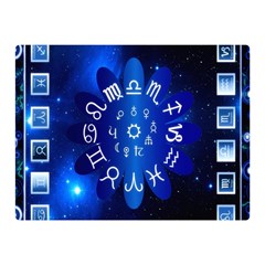 Astrology Horoscopes Constellation Two Sides Premium Plush Fleece Blanket (mini) by danenraven