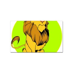 Lion Cartoon Parody Sticker (rectangular) by danenraven