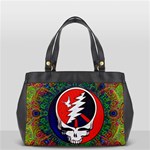 Grateful Dead Pattern Oversize Office Handbag (2 Sides) Front