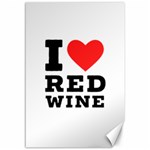 I love red wine Canvas 12  x 18  11.88 x17.36  Canvas - 1