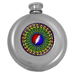 Grateful Dead Round Hip Flask (5 Oz) by Mog4mog4