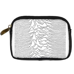 Joy Division Unknown Pleasures Post Punk Digital Camera Leather Case by Mog4mog4