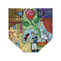 Beauty Stained Glass Wooden Puzzle Heart by Mog4mog4