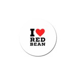 I love red bean Golf Ball Marker (10 pack) Front