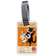 Vintage Poster Ad Retro Design Luggage Tag (two Sides) by Mog4mog4