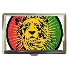 Lion Head Africa Rasta Cigarette Money Case by Mog4mog4