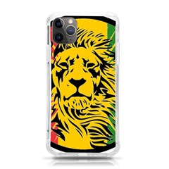 Lion Head Africa Rasta Iphone 11 Pro Max 6 5 Inch Tpu Uv Print Case by Mog4mog4