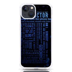 Doctor Who Tardis Iphone 13 Tpu Uv Print Case by Mog4mog4