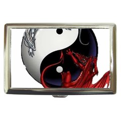 Yin And Yang Chinese Dragon Cigarette Money Case by Mog4mog4