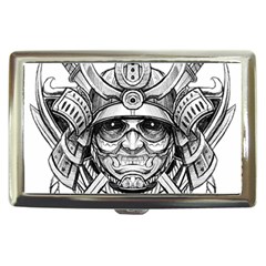 Drawing Samurai Tattoo Sketch Japanese Samurai Cigarette Money Case by Mog4mog4