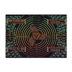 Black And Green Area Rug Neon Genesis Evangelion Computer Communication Sticker A4 (100 Pack) by Bakwanart