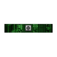 Technology Computer Chip Electronics Industry Circuit Board Premium Plush Fleece Scarf (mini) by Bakwanart