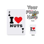 I love nuts Playing Cards 54 Designs (Mini) Front - Spade2