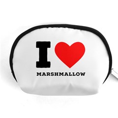 I Love Marshmallow  Accessory Pouch (medium) by ilovewhateva