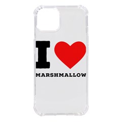 I Love Marshmallow  Iphone 14 Tpu Uv Print Case by ilovewhateva