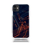 Abstract Colorful Circuit iPhone 11 TPU UV Print Case Front