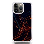 Abstract Colorful Circuit iPhone 13 Pro TPU UV Print Case Front