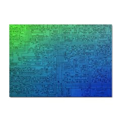 Blue And Green Circuit Board Wallpaper Circuit Board Sketch Sticker A4 (100 Pack) by Bakwanart