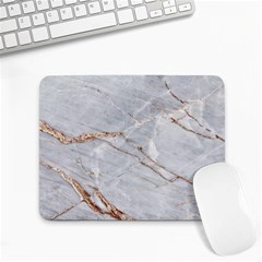 Gray Light Marble Stone Texture Background Small Mousepad by Vaneshart