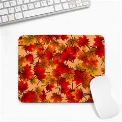 Wallpaper Background Autumn Fall Small Mousepad by Vaneshart