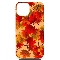 Wallpaper Background Autumn Fall Iphone 14 Black Uv Print Case by Vaneshart