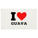 I love guava  Banner and Sign 7  x 4  Front