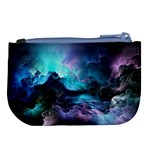 Abstract Graphics Nebula Psychedelic Space Large Coin Purse Back