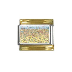 Waldo Cartoon Where s Wally Water Sky Sea Day Nature Gold Trim Italian Charm (9mm) by 99art