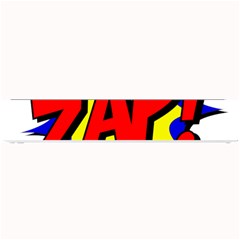 Zap Comic Book Fight Small Bar Mat by 99art