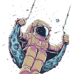 Drawing-astronaut Play Mat (rectangle) by 99art