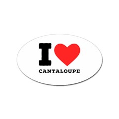 I Love Cantaloupe  Sticker Oval (100 Pack) by ilovewhateva