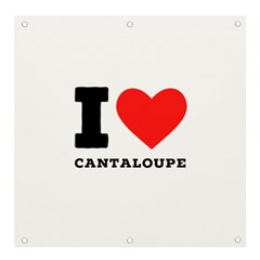 I Love Cantaloupe  Banner And Sign 4  X 4  by ilovewhateva