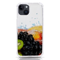 Variety Of Fruit Water Berry Food Splash Kiwi Grape Iphone 14 Tpu Uv Print Case by B30l