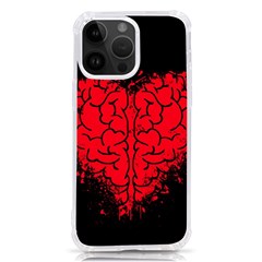 Heart Brain Mind Psychology Doubt Iphone 14 Pro Max Tpu Uv Print Case by Cowasu