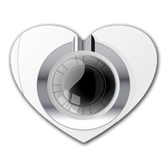 Washing Machines Home Electronic Heart Mousepad by Cowasu