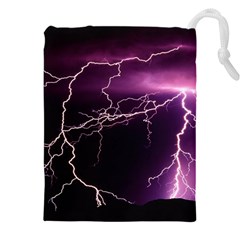 Storm Flashlight Space Nature Drawstring Pouch (5xl) by Cowasu