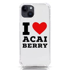 I Love Acai Berry Iphone 14 Tpu Uv Print Case by ilovewhateva