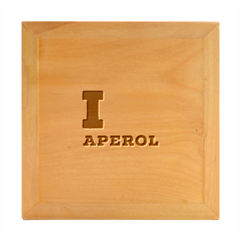 I Love Aperol Wood Photo Frame Cube by ilovewhateva