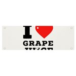 I love grape juice Banner and Sign 6  x 2  Front