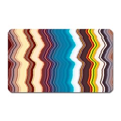 Line Vertical Lines Color Lines Magnet (rectangular) by Bangk1t