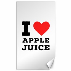 I Love Apple Juice Canvas 40  X 72  by ilovewhateva