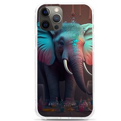 Elephant Tusks Trunk Wildlife Africa Iphone 12 Pro Max Tpu Uv Print Case by Ndabl3x